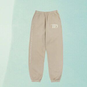 Taylor Swift The Tortured Poets Department Sweatpants - Beige